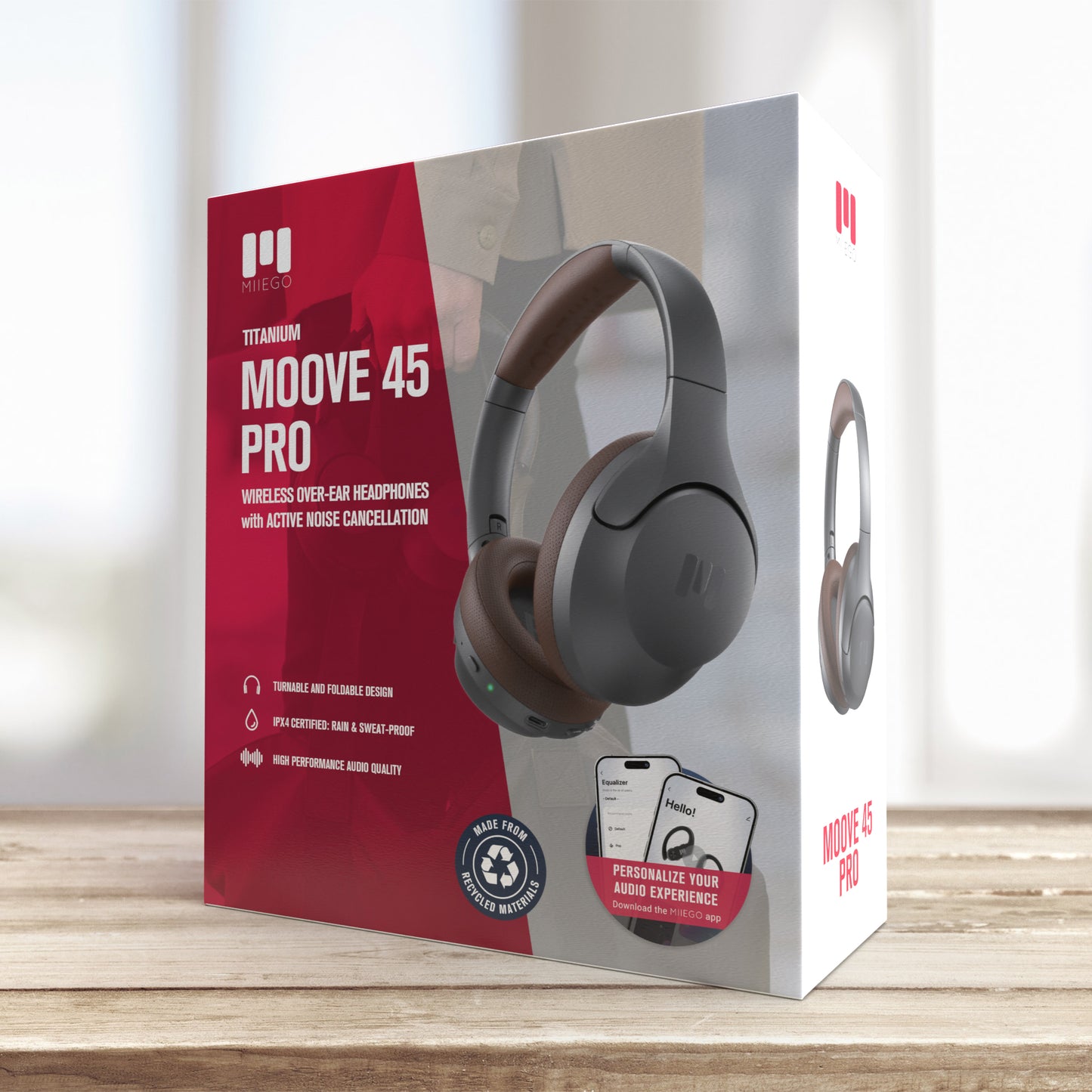 MOOVE 45 PRO - Titanium/Brown