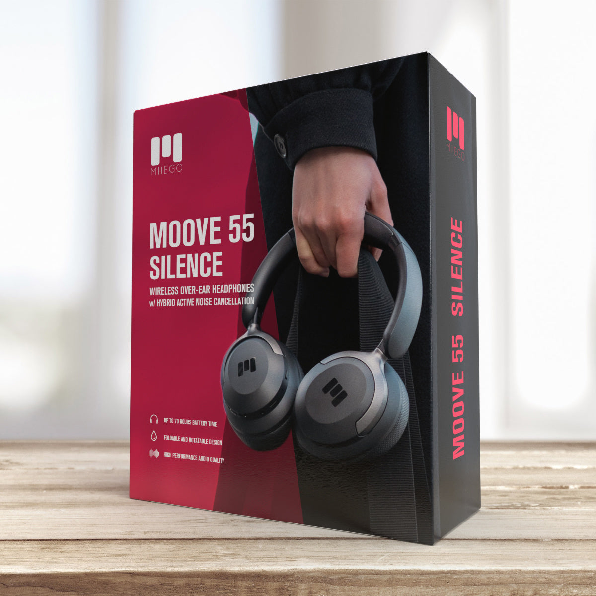 MOOVE 55 SILENCE - HYBRID ANC - Black