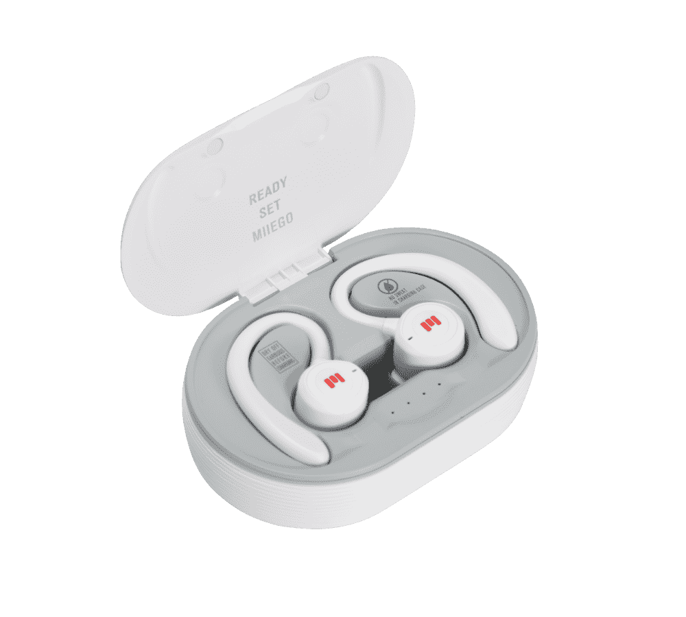 MiiBUDS ACTION II Arctic White