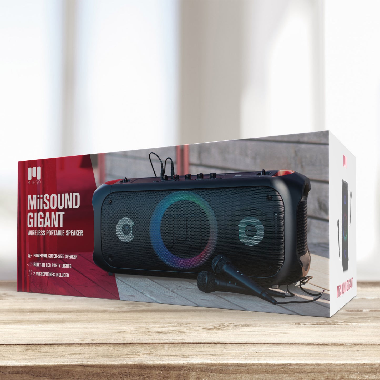 MiiSOUND GIGANT + 2 Mikrofoner