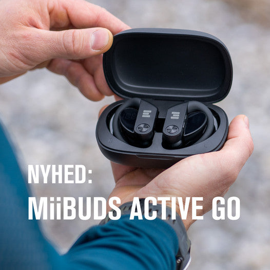 Ny lancering: MiiBUDS ACTIVE GO er den ultimative træningsmakker i al slags vejr